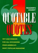 Cover of Reader's Digest Quotable Quotes