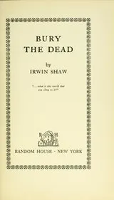 Cover of Bury the dead
