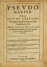 Cover of Pseudo-martyr