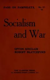 Cover of Socialism and war