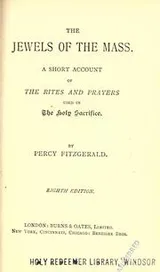 Cover of The jewels of the Mass