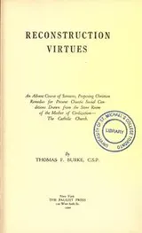 Cover of Reconstruction virtures