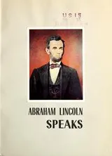 Cover of Abraham Lincoln speaks