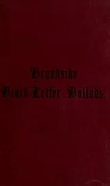 Cover of Broadside black-letter ballads