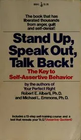 Cover of Stand up, speak out, talk back!