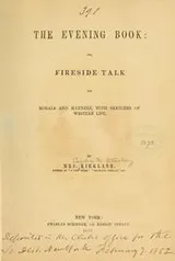 Cover of The evening book