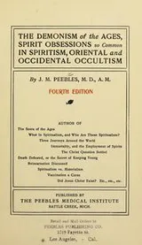 Cover of The demonism of the ages