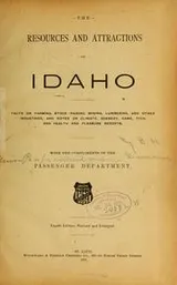 Cover of The resources and attractions of Idaho