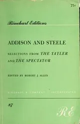 Cover of Addison and Steele