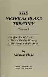 Cover of The Nicholas Blake treasury, vol. 2
