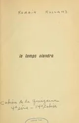 Cover of Le temps viendra