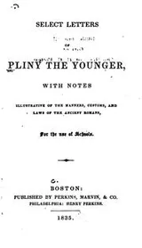 Cover of Select letters of Pliny the Younger