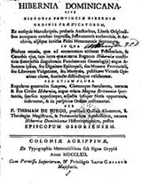 Cover of Hibernia Dominica: sive, Historia Provinciae Hiberniae Ordinis Praedicatorum