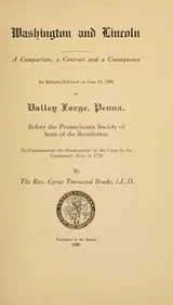 Cover of Washington and Lincoln