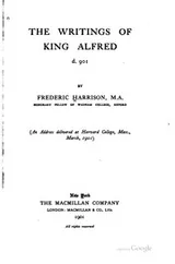 Cover of The writings of King Alfred, d. 901