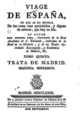 Cover of Viage de España,..