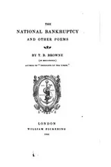 Cover of The National Bankruptcy: And Other Poems