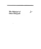 Cover of The Rubaiyat