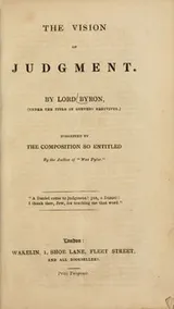 Cover of The vision of judgement