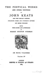 Cover of The poetical works and other writings of John Keats