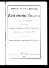 Cover of Labour's political economy
