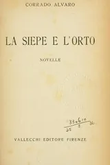 Cover of La siepe e l'orto