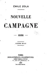 Cover of Nouvelle campagne, 1896