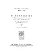 Cover of Il canzoniere