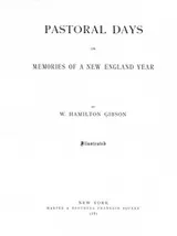 Cover of Pastoral days