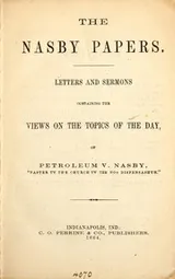 Cover of The Nasby papers