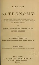 Cover of Elements of astronomy