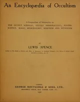 Cover of An encyclopædia of occultism