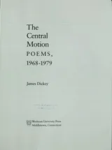 Cover of The central motion
