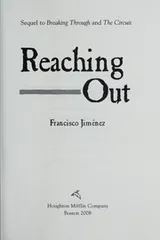 Cover of Reaching out