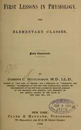 Cover of First lessons in physiology