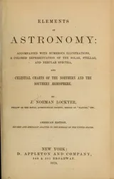 Cover of Elements of astronomy