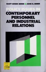 Cover of Policy issues in contemporary personnel and industrial relations