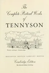 Cover of The complete poetical works of Tennyson