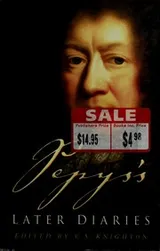 Cover of Pepys's later diaries