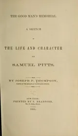 Cover of The good man's memorial