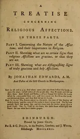 Cover of A treatise concerning religious affections
