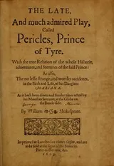 Cover of Pericles