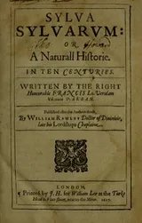 Cover of Sylva sylvarvm