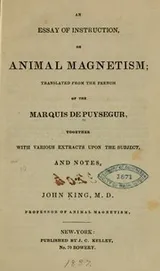 Cover of An essay of instruction, on animal magnetism