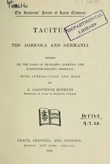 Cover of The Agricola and Germania