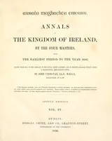 Cover of Annala Rioghachta Eireann