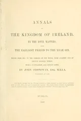 Cover of Annals of the kingdom of Ireland
