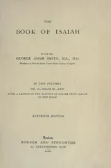 Cover of The book of Isaiah