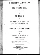 Cover of Trinity Church and its founders