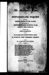 Cover of Mr. Madison's war